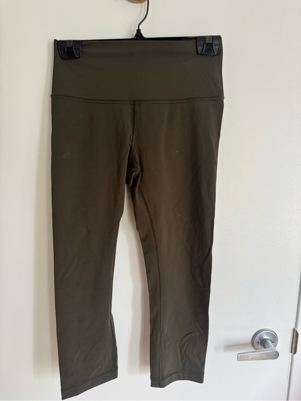 lululemon athletica Olive Green Crop Performance Leggings - Picture 3 of 3
